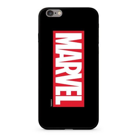 Apple iPhone XR Marvel Marvel 005 sticlă husă spate, negru - MPCMV2107