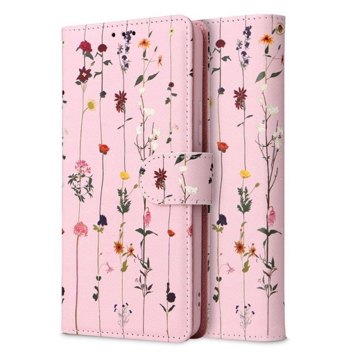 Samsung Galaxy A53 5G Tech Protect Wallet Garden husă tip carte (Roz)
