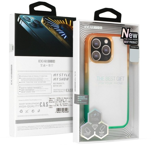 Apple iPhone 14 IDEAR W15 husă spate (Narancs-Menta)