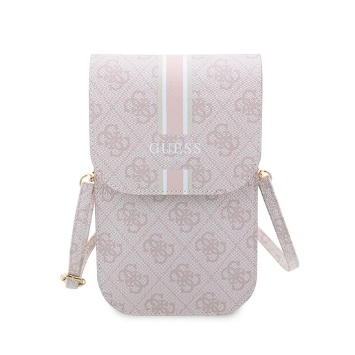 Guess 4G Printed Stripe Phone Bag (Roz) - GUWBP4RPSP