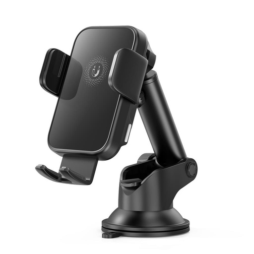 XO WX036 suport auto inductiv cu încărcare (Negru) - 15W cu ventuză