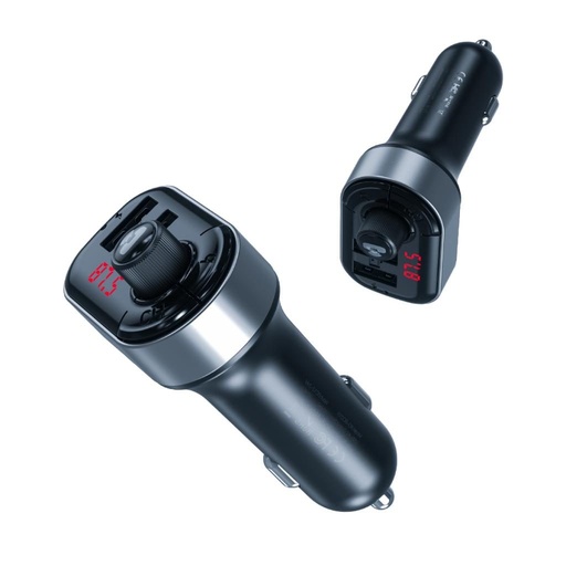 XO BCC10 FM transmitter încărcător rapid cu funcție negru