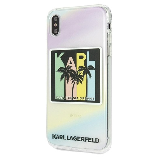 Apple iPhone XS Max Karl Lagerfeld Hard Case Kalifornia Dreams husă (Negru) – KLHCI65IRKD